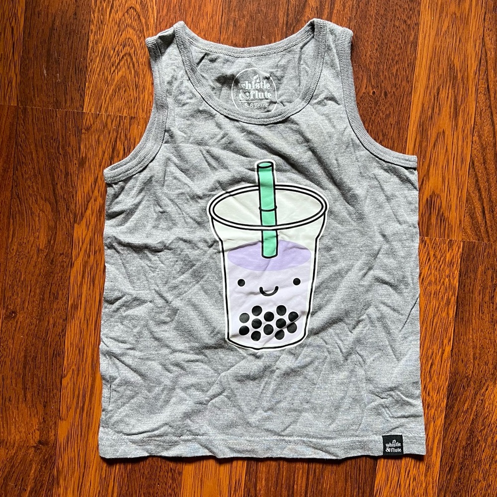 Whistle & Flute kids tank • size 5-6y